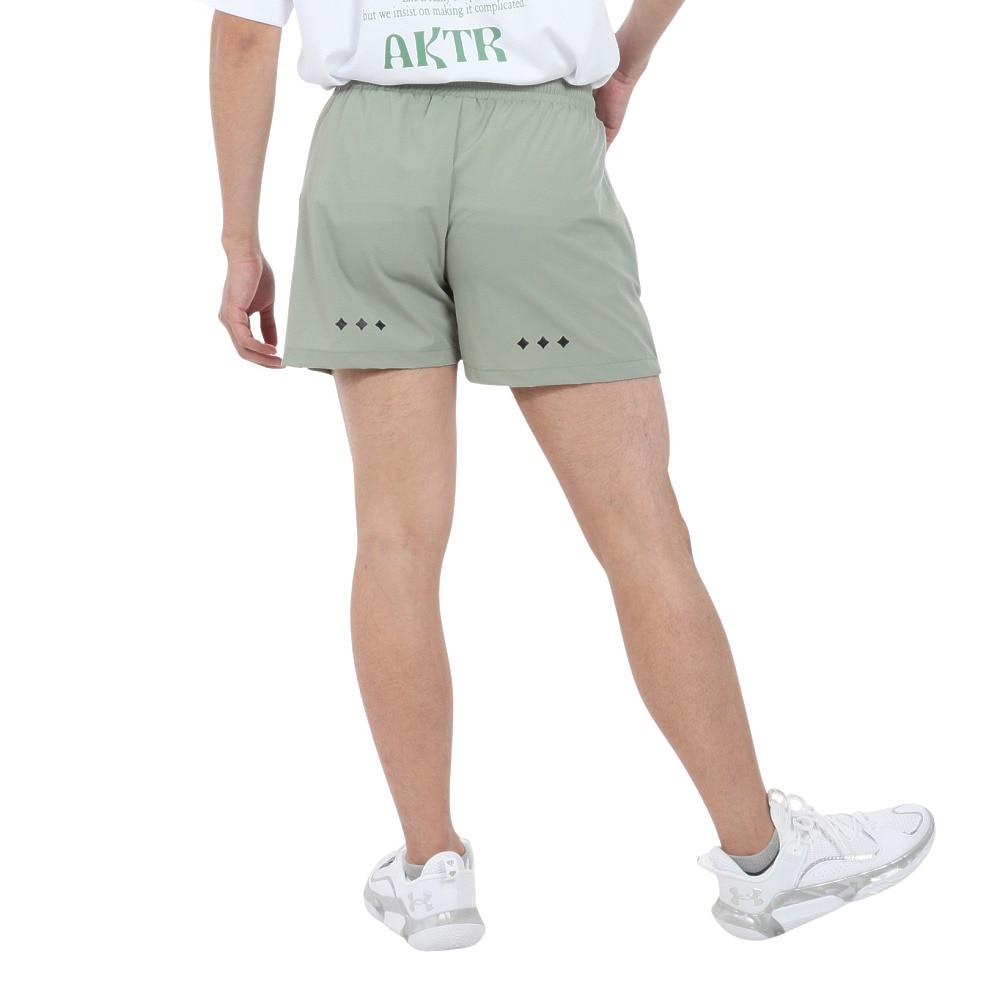 アクター（AKTR）（メンズ）バスケットボールウェア FEEL FREE WOVEN ショーツ 124-042002 GR