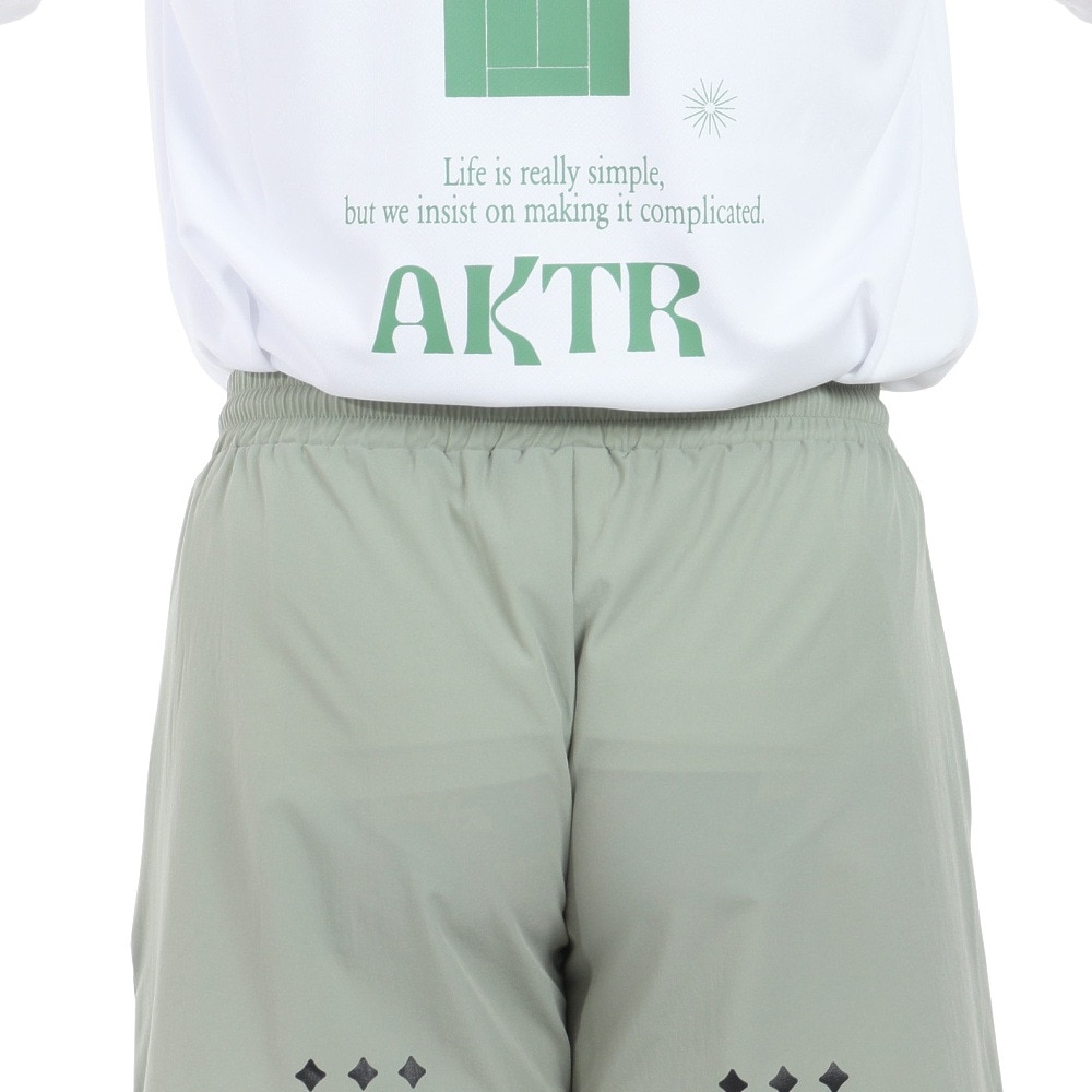 アクター（AKTR）（メンズ）バスケットボールウェア FEEL FREE WOVEN ショーツ 124-042002 GR