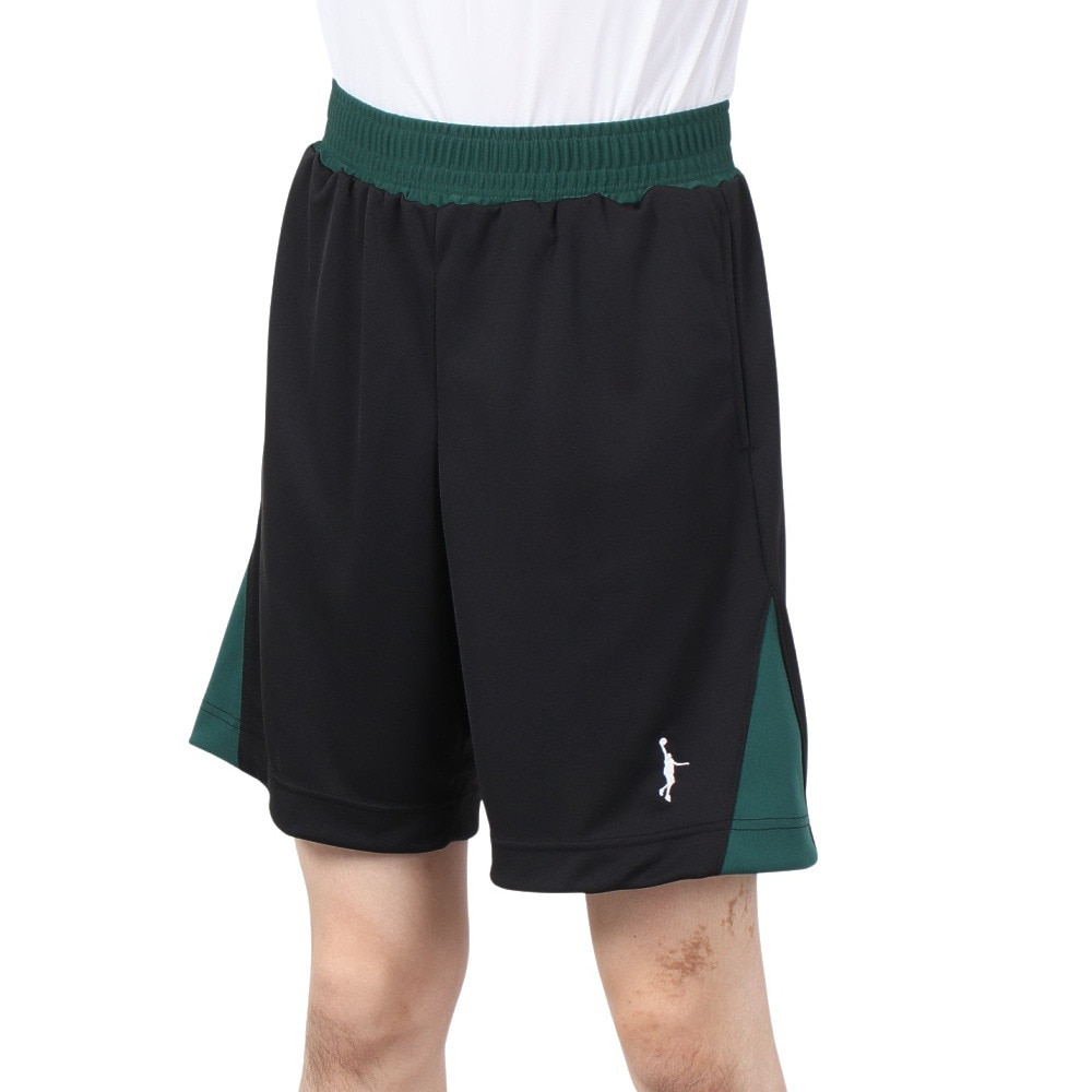 インザペイント（IN THE PAINT）（メンズ）バスケットボールウェア ハーフパンツ ITP24322BLK/GRN 速乾