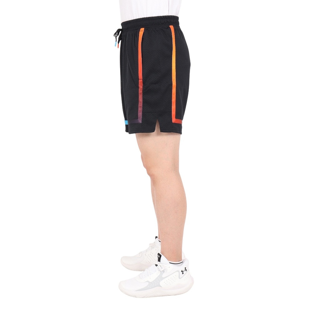 アンダーアーマー（UNDER ARMOUR）（メンズ）バスケットボールウェア ベースライン ファイア アンド アイス メッシュショーツ 1387608 001