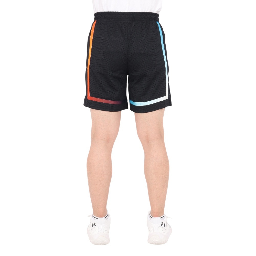 アンダーアーマー（UNDER ARMOUR）（メンズ）バスケットボールウェア ベースライン ファイア アンド アイス メッシュショーツ 1387608 001