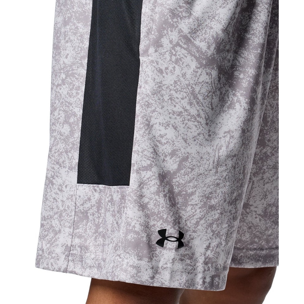 アンダーアーマー（UNDER ARMOUR）（メンズ）バスケットボールウェア ベースライン プリント ショーツ 1388348 015