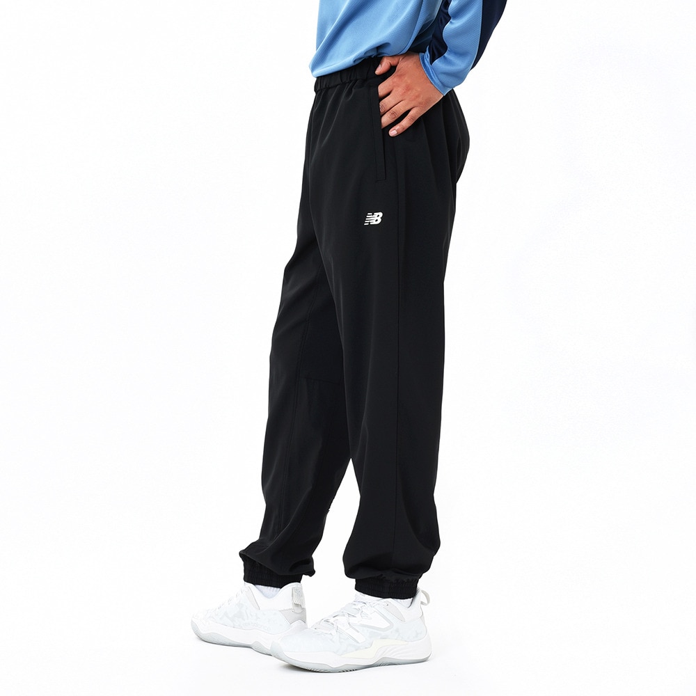 ニューバランス（new balance）（メンズ）バスケットボールウェア ストレッチウィンドパンツ ブラック AMP45182BK