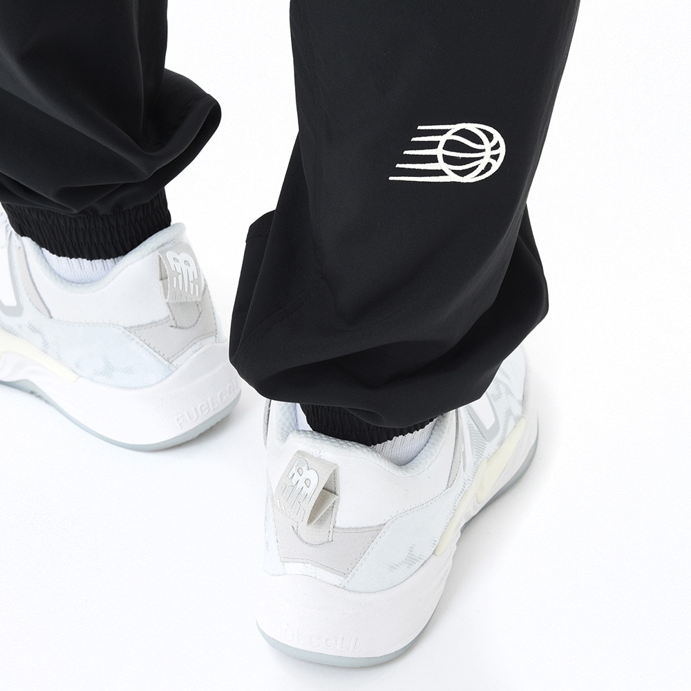ニューバランス（new balance）（メンズ）バスケットボールウェア ストレッチウィンドパンツ ブラック AMP45182BK