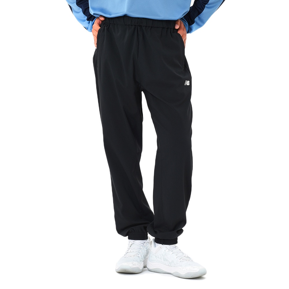 ニューバランス（new balance）（メンズ）バスケットボールウェア ストレッチウィンドパンツ ブラック AMP45182BK