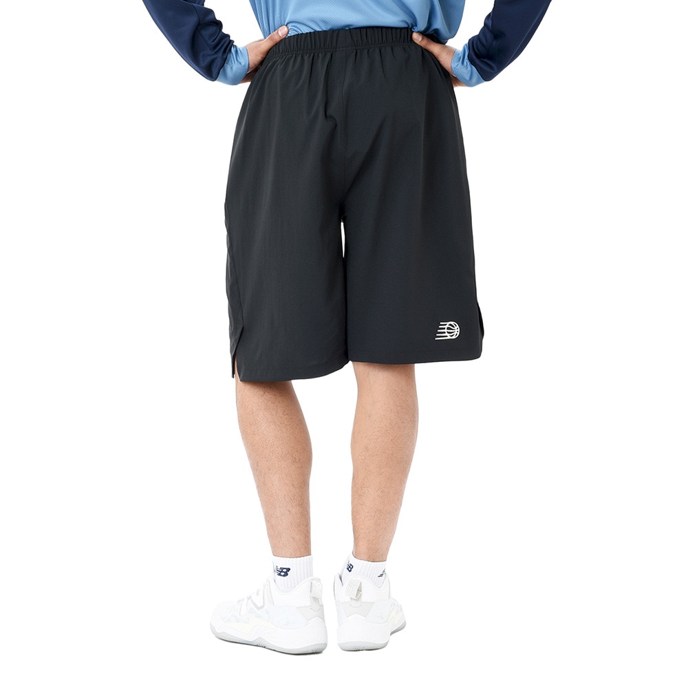 ニューバランス（new balance）（メンズ）バスケットボールウェア ストレッチ ウィンドショーツ AMS45182BK