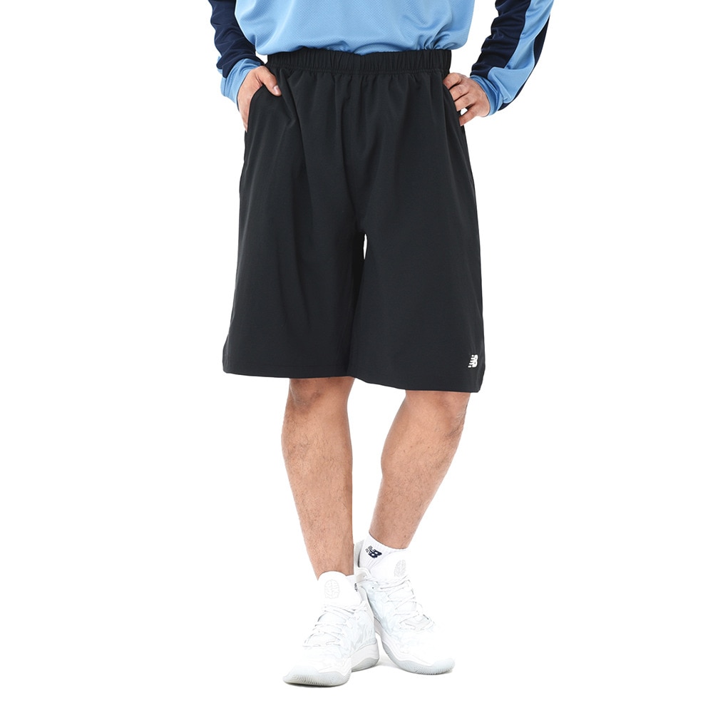 ニューバランス（new balance）（メンズ）バスケットボールウェア ストレッチ ウィンドショーツ AMS45182BK