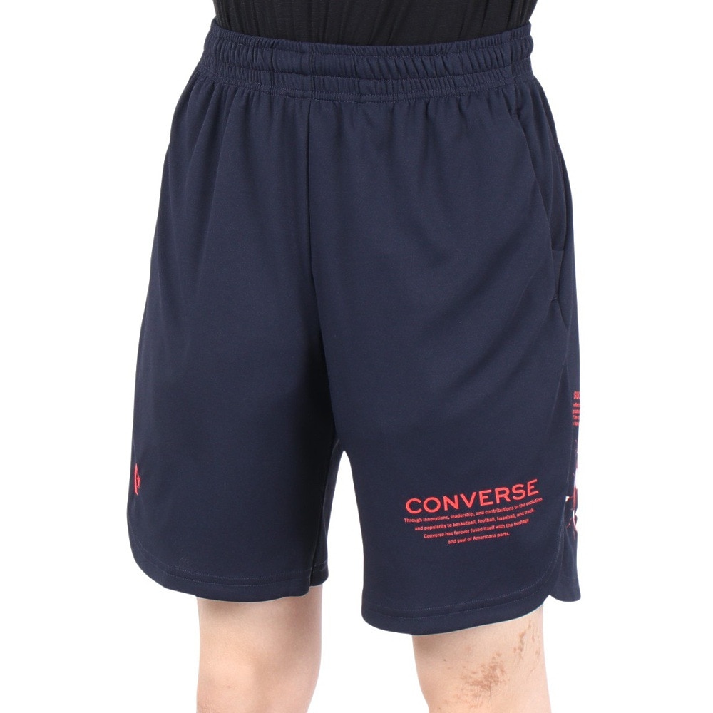 コンバース（CONVERSE）（メンズ）バスケットボールウェア プラクティスパンツ ポケット付き CB242867-2900