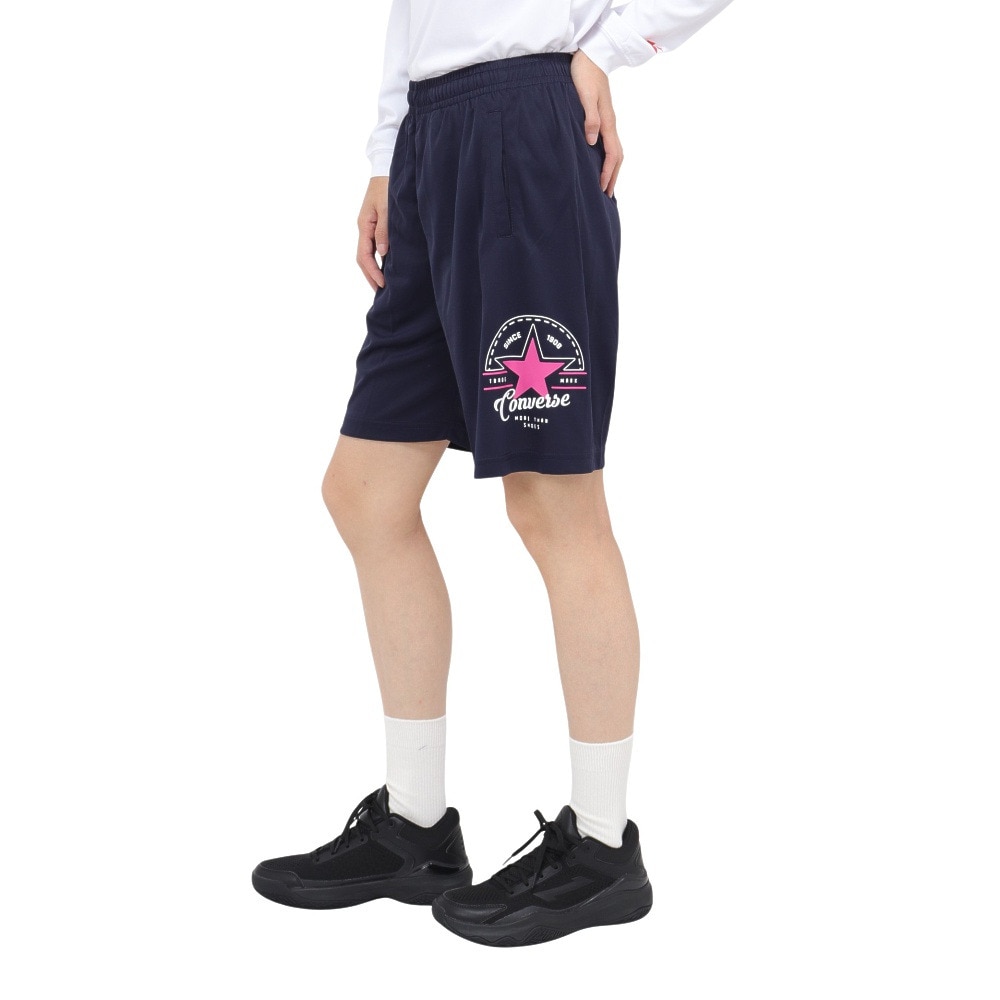 コンバース（CONVERSE）（レディース）バスケットボールウェア ガールズ プラクティスパンツ ポケット付き CB342852-2900