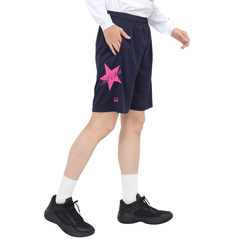 コンバース（CONVERSE）（レディース）バスケットボールウェア ガールズ プラクティスパンツ ポケット付き CB342852-2900