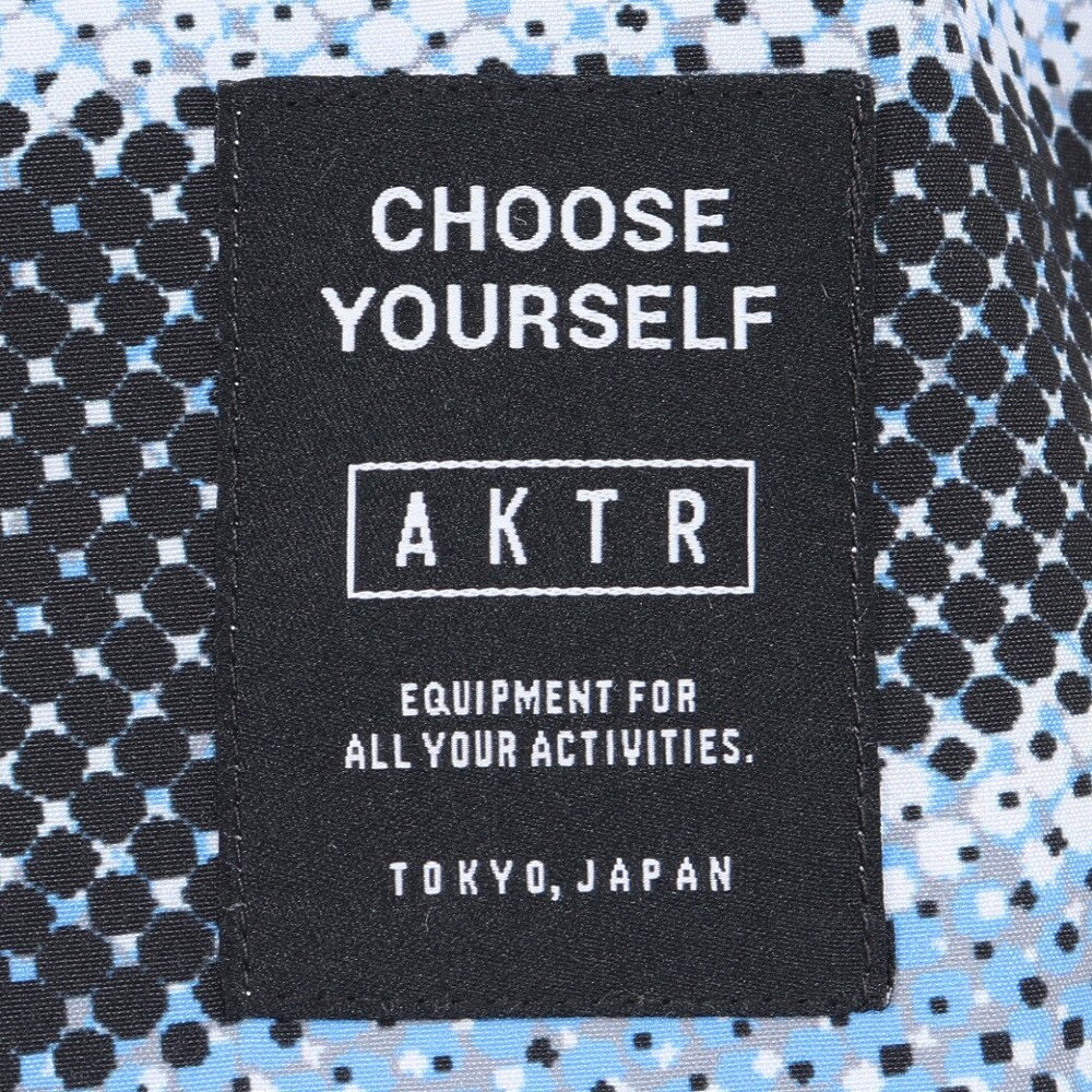 アクター（AKTR）（メンズ、レディース）バスケットボールウェア HALFTONE 5.5INCH ショートワイドパンツ 224-006002 BK