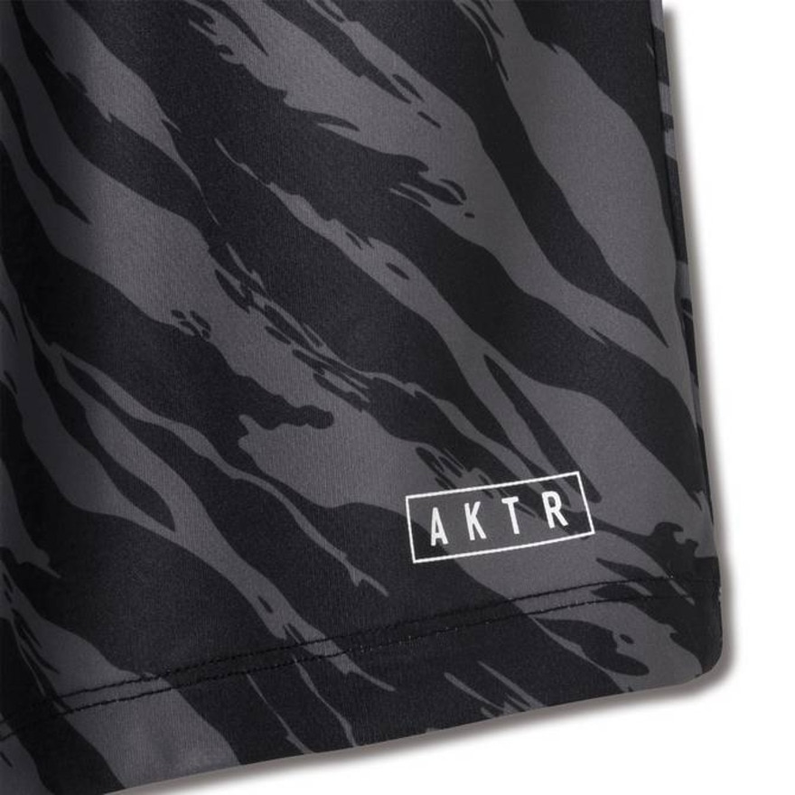 アクター（AKTR）（メンズ）バスケットボールウェア BEAST カモ 8.5インチ ショーツ 224-014002 BK