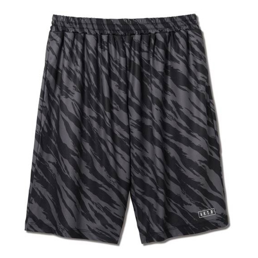 アクター（AKTR）（メンズ）バスケットボールウェア BEAST カモ 8.5インチ ショーツ 224-014002 BK