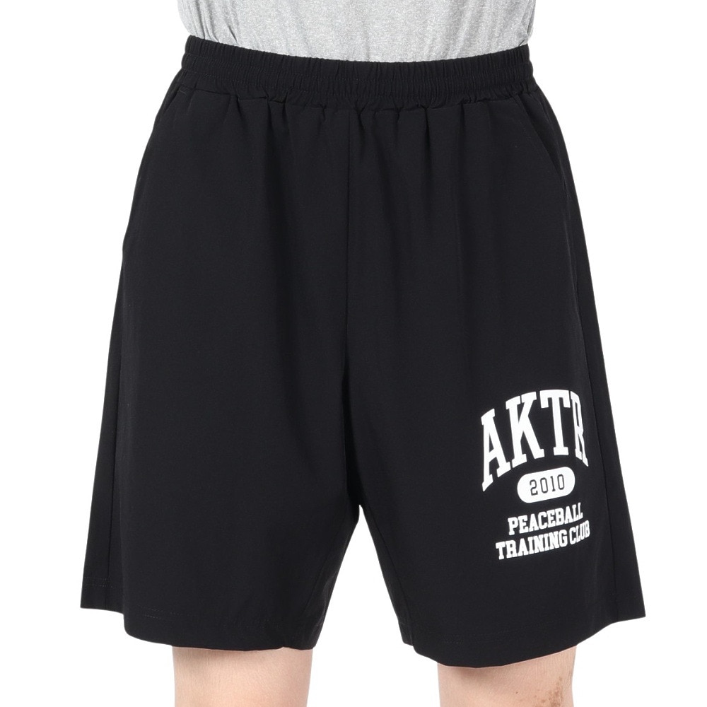 アクター（AKTR）（メンズ）バスケットボールウェア PEACEBALL T.C. 6.5インチ ショーツ 224-038002 BK