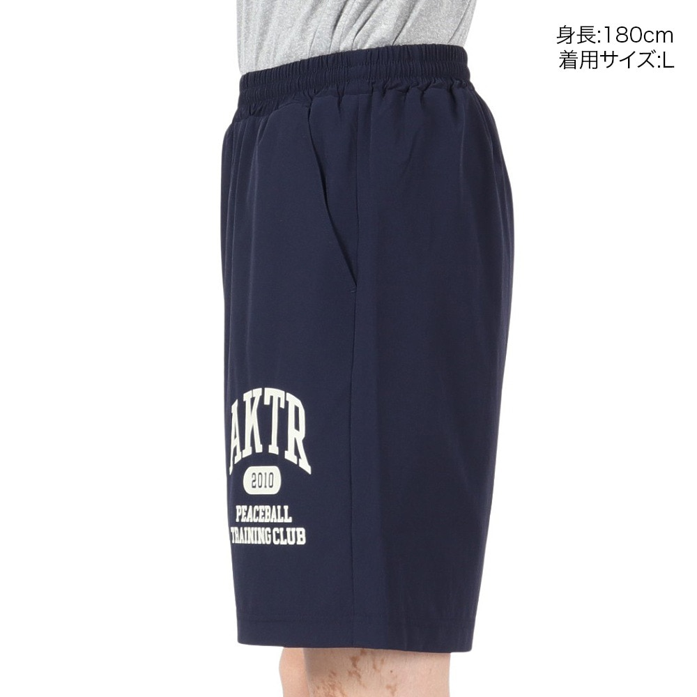アクター（AKTR）（メンズ）バスケットボールウェア PEACEBALL T.C. 6.5インチ ショーツ 224-038002 NV