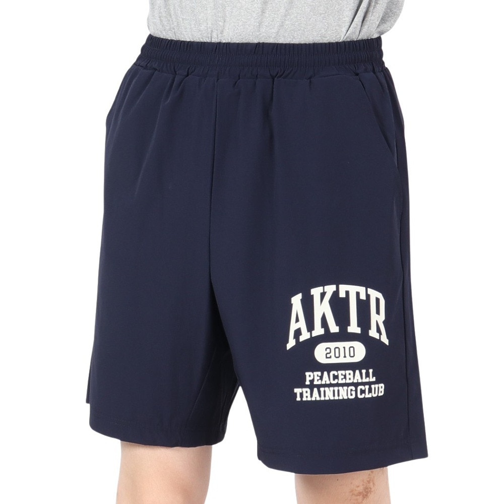 アクター（AKTR）（メンズ）バスケットボールウェア PEACEBALL T.C. 6.5インチ ショーツ 224-038002 NV