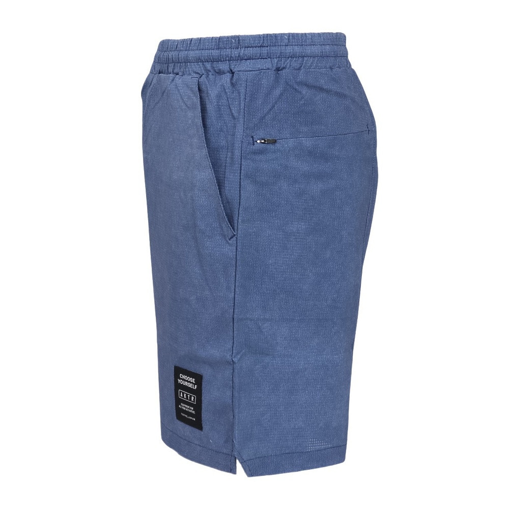 アクター（AKTR）（メンズ、レディース）バスケットボールウェア MOCK GARMENT DYED ACTIVE ショートパンツ 224-003002 BL