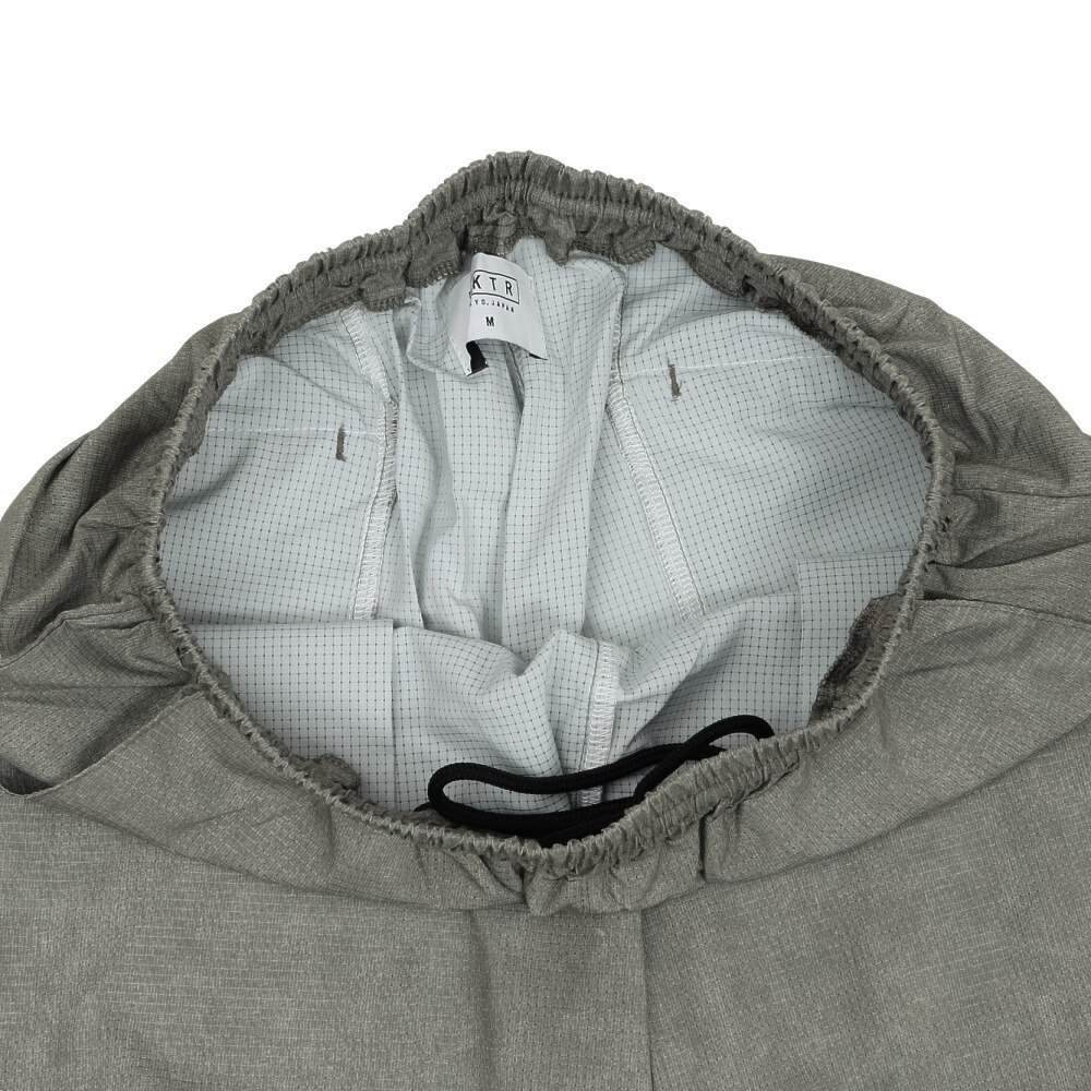 アクター（AKTR）（メンズ、レディース）バスケットボールウェア MOCK GARMENT DYED ACTIVE ショートパンツ 224-003002 GR