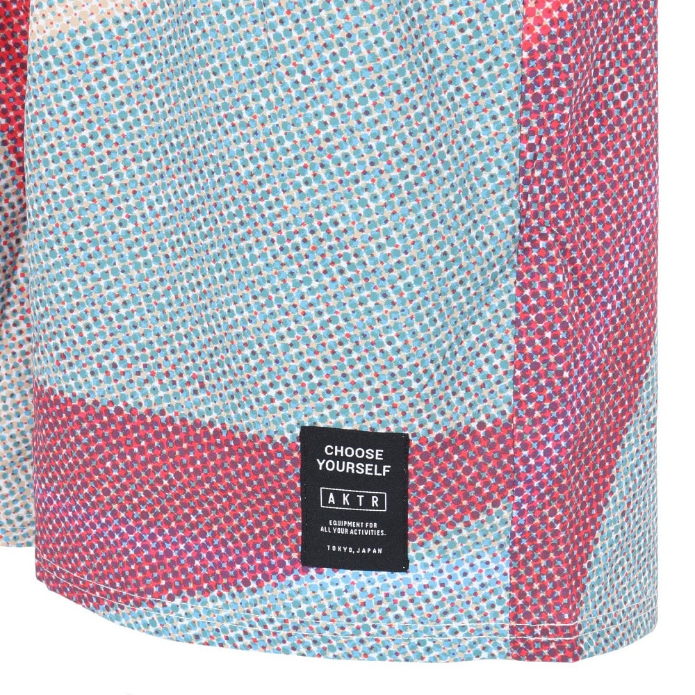 アクター（AKTR）（メンズ、レディース）バスケットボールウェア HALFTONE 5.5INCH ショートワイドパンツ 224-006002 RD