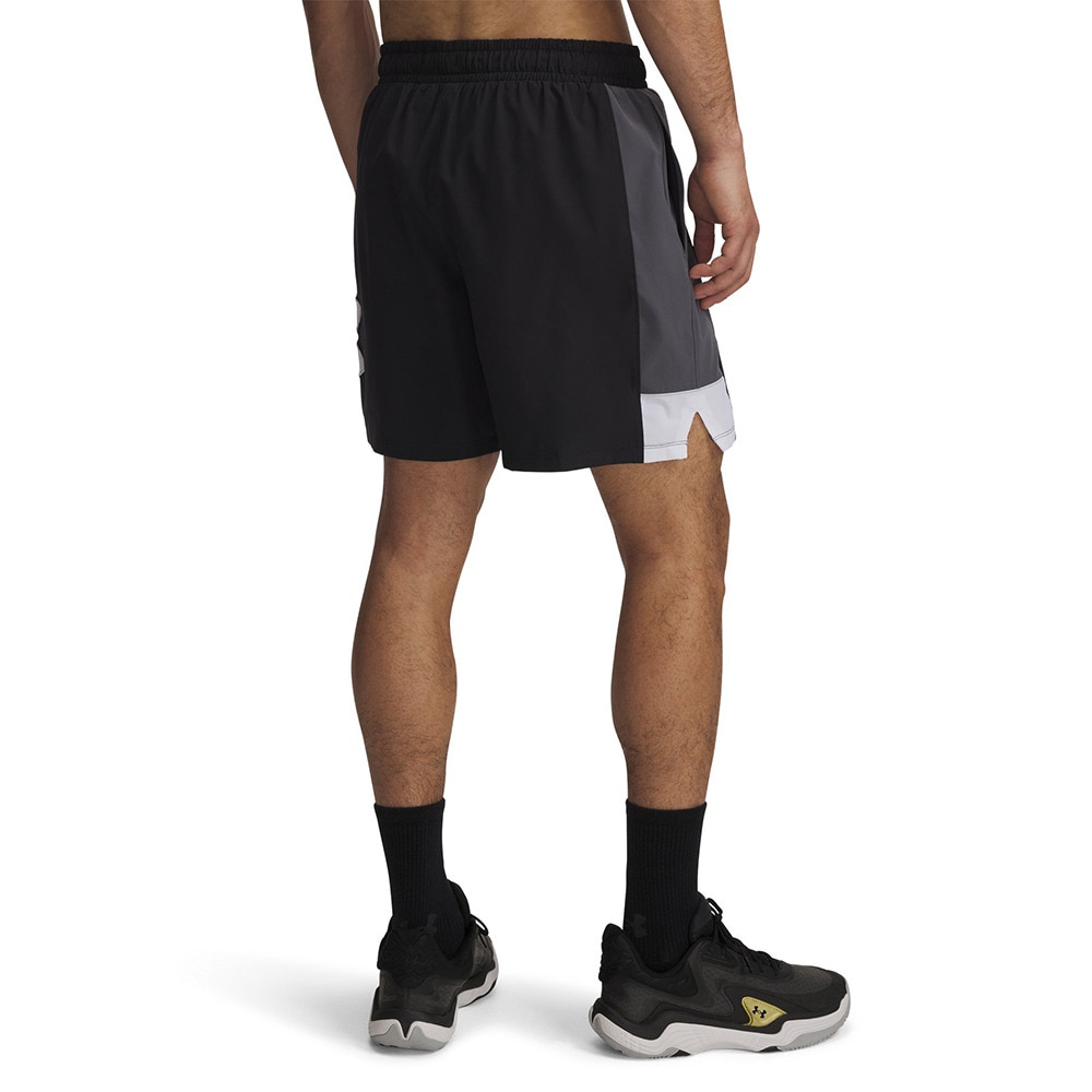 アンダーアーマー（UNDER ARMOUR）（メンズ）【新商品】 バスケットボールウェア ゾーン 7インチ ウーブン ショーツ 1390116 001