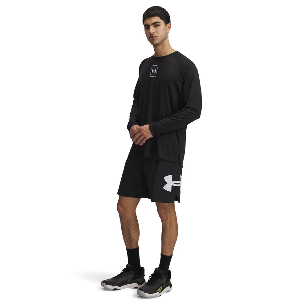 アンダーアーマー（UNDER ARMOUR）（メンズ）【新商品】 バスケットボールウェア ゾーン 7インチ ウーブン ショーツ 1390116 001