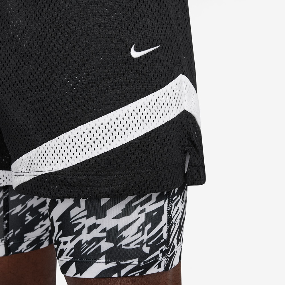 ナイキ（NIKE）（メンズ）バスケットボールウェア アイコン Dri-FIT 4インチ 2-in-1 ショーツ インナー付き HJ3894-010