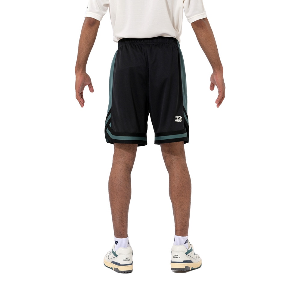ニューバランス（new balance）（メンズ）【新商品】 バスケットボールウェア リブラインショーツ AMS45077BKG