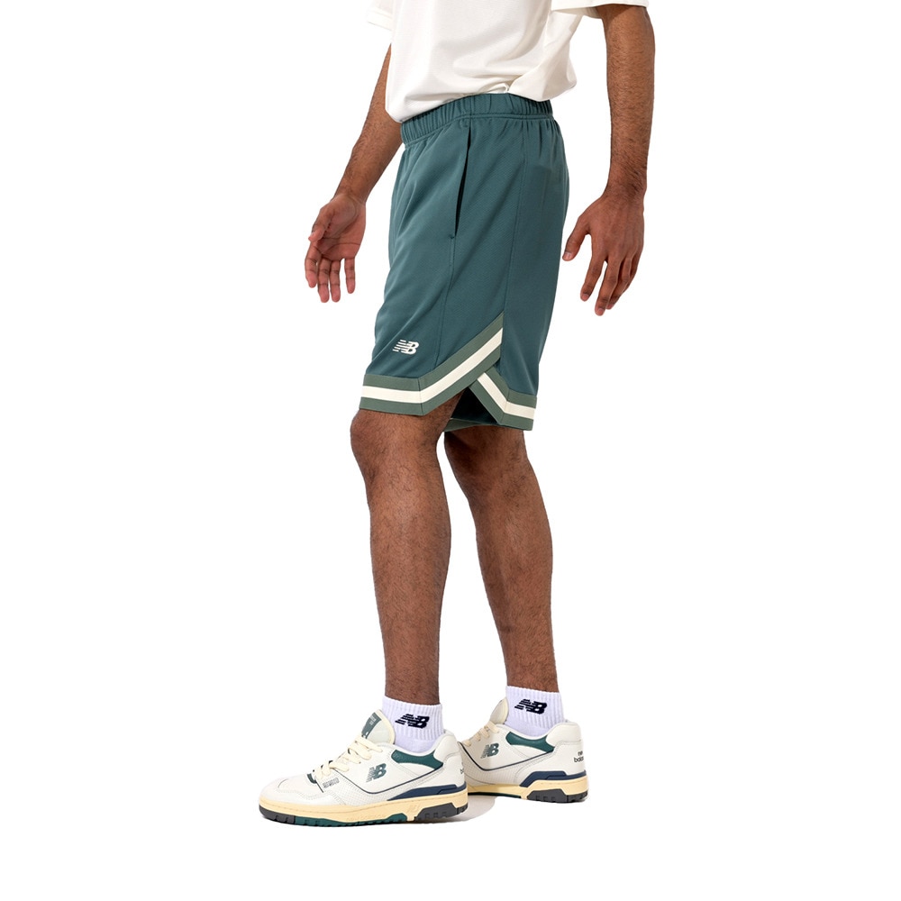 ニューバランス（new balance）（メンズ）【新商品】 バスケットボールウェア リブラインショーツ AMS45077NUS