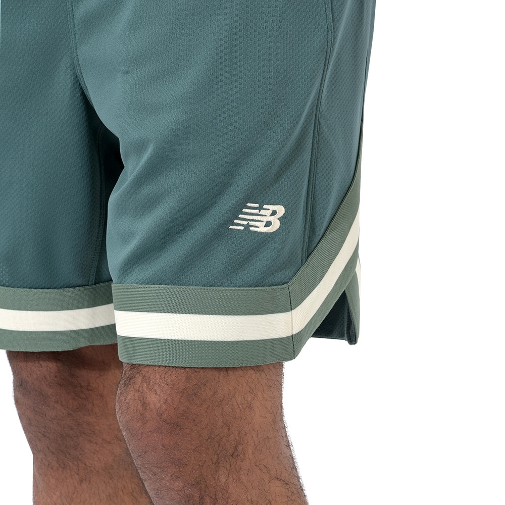 ニューバランス（new balance）（メンズ）【新商品】 バスケットボールウェア リブラインショーツ AMS45077NUS