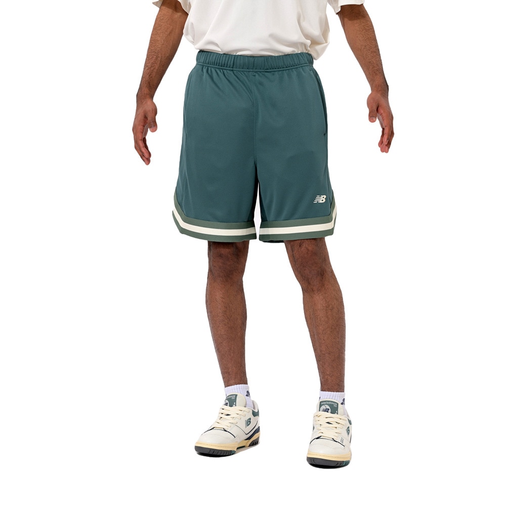 ニューバランス（new balance）（メンズ）【新商品】 バスケットボールウェア リブラインショーツ AMS45077NUS
