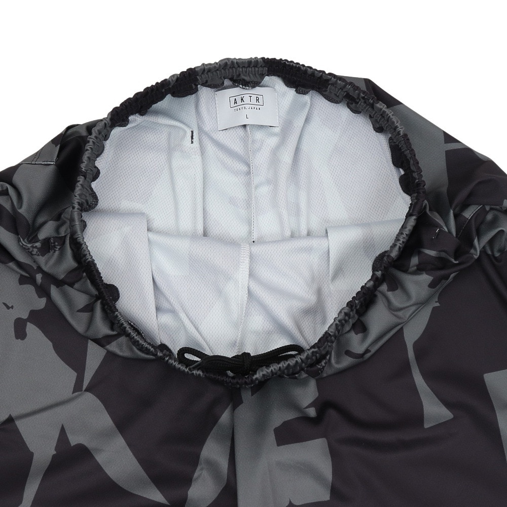 アクター（AKTR）（メンズ）バスケットボールウェア CUT-UP CAMO 6.5インチ ショーツ 125-026002 BK