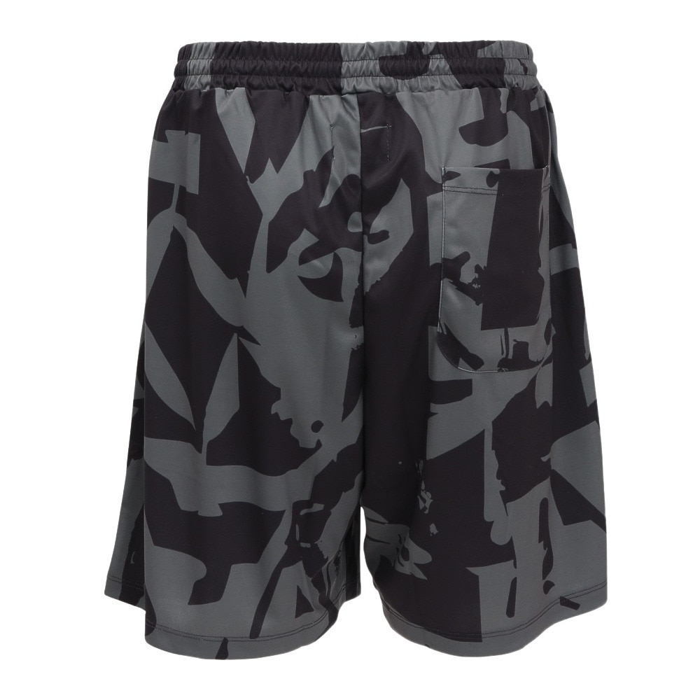 アクター（AKTR）（メンズ）バスケットボールウェア CUT-UP CAMO 6.5インチ ショーツ 125-026002 BK