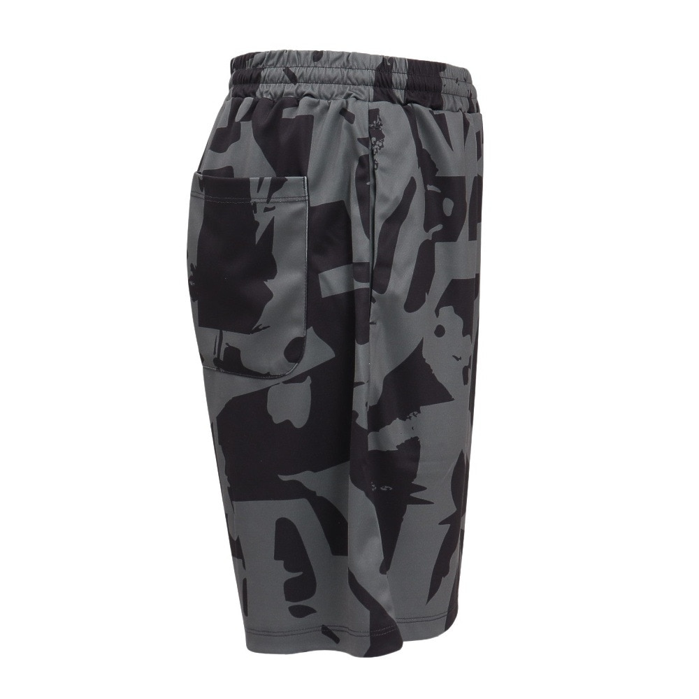 アクター（AKTR）（メンズ）バスケットボールウェア CUT-UP CAMO 6.5インチ ショーツ 125-026002 BK