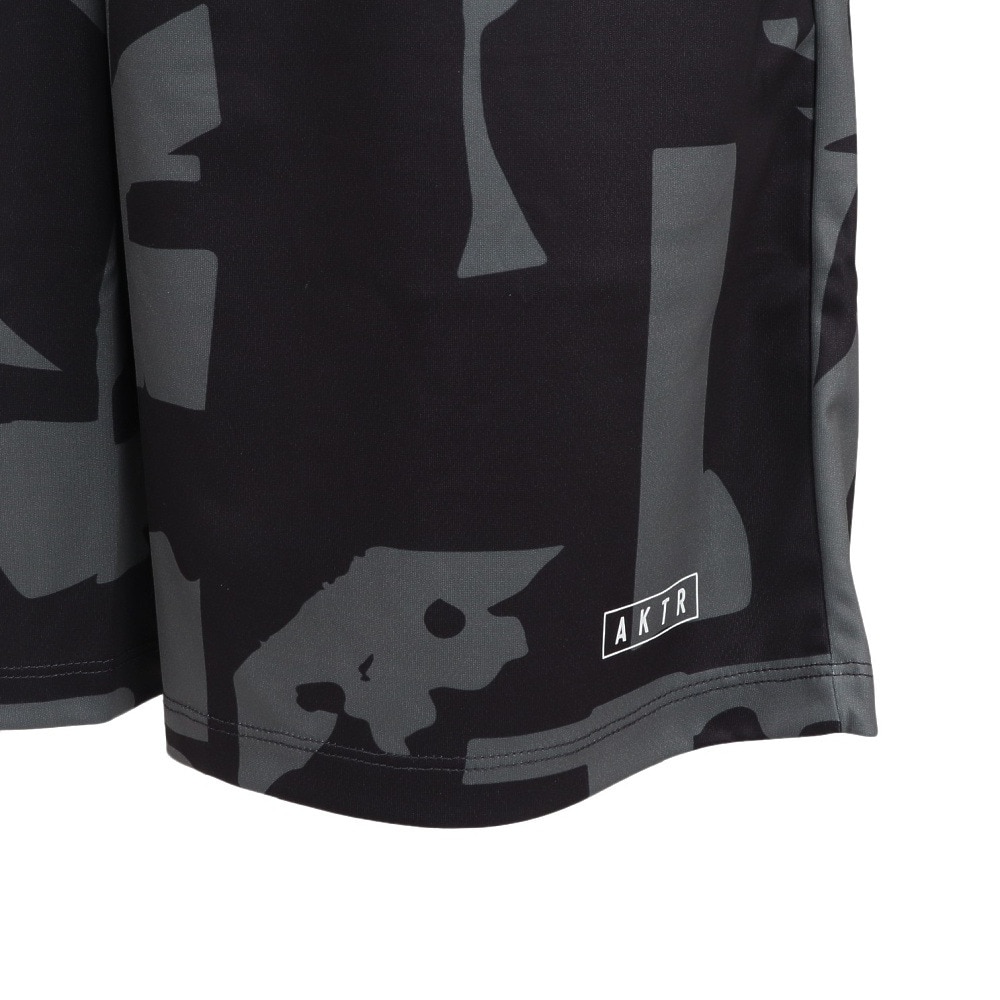 アクター（AKTR）（メンズ）バスケットボールウェア CUT-UP CAMO 6.5インチ ショーツ 125-026002 BK