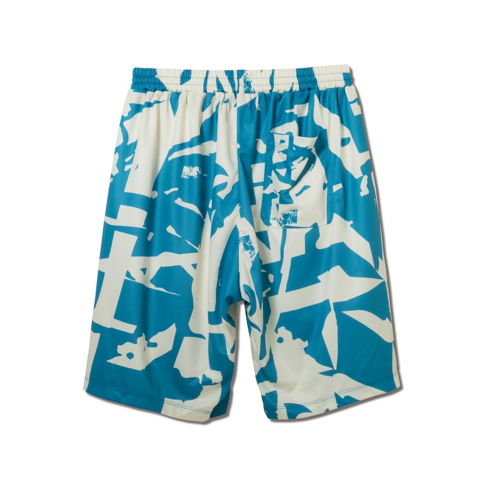 アクター（AKTR）（メンズ、レディース）バスケットボールウェア CUT-UP CAMO ショーツ 125-026002 BL
