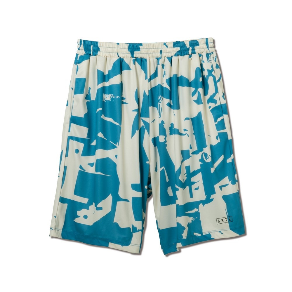 アクター（AKTR）（メンズ、レディース）バスケットボールウェア CUT-UP CAMO ショーツ 125-026002 BL