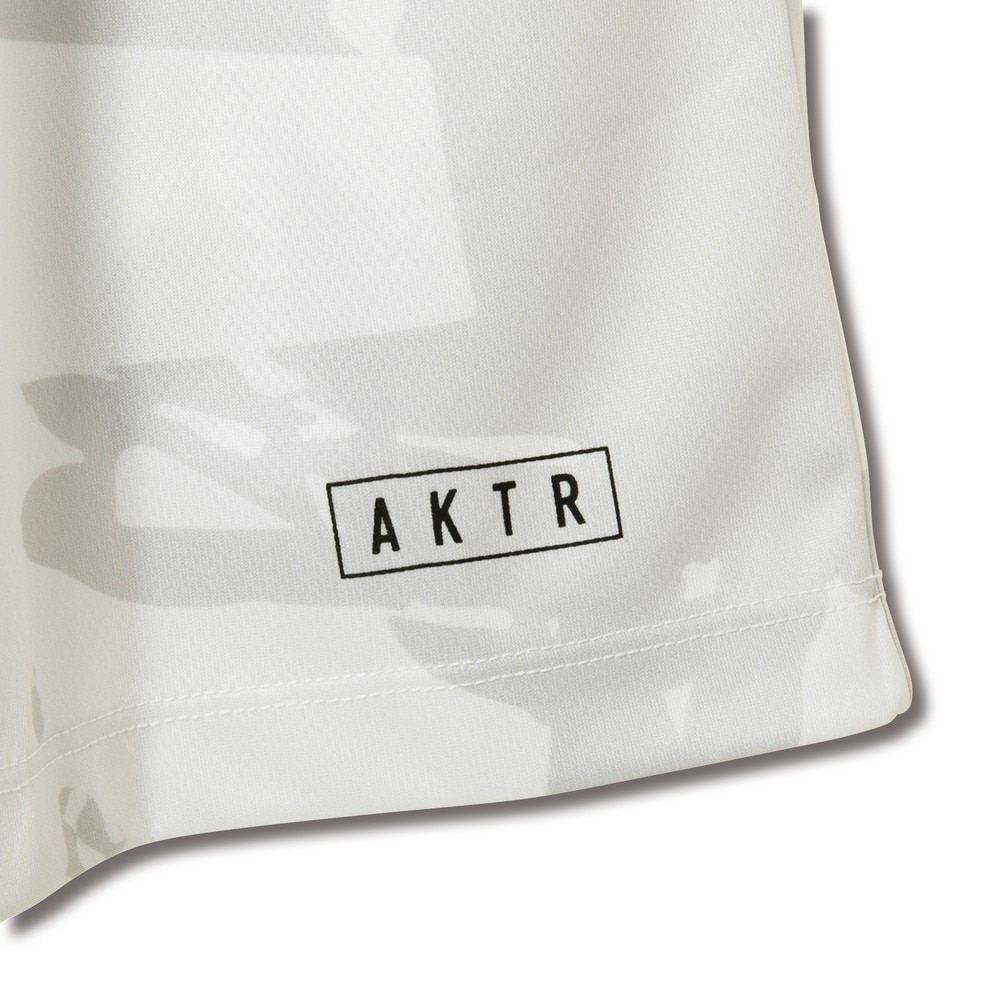 アクター（AKTR）（メンズ、レディース）バスケットボールウェア CUT-UP CAMO ショーツ 125-026002 GY