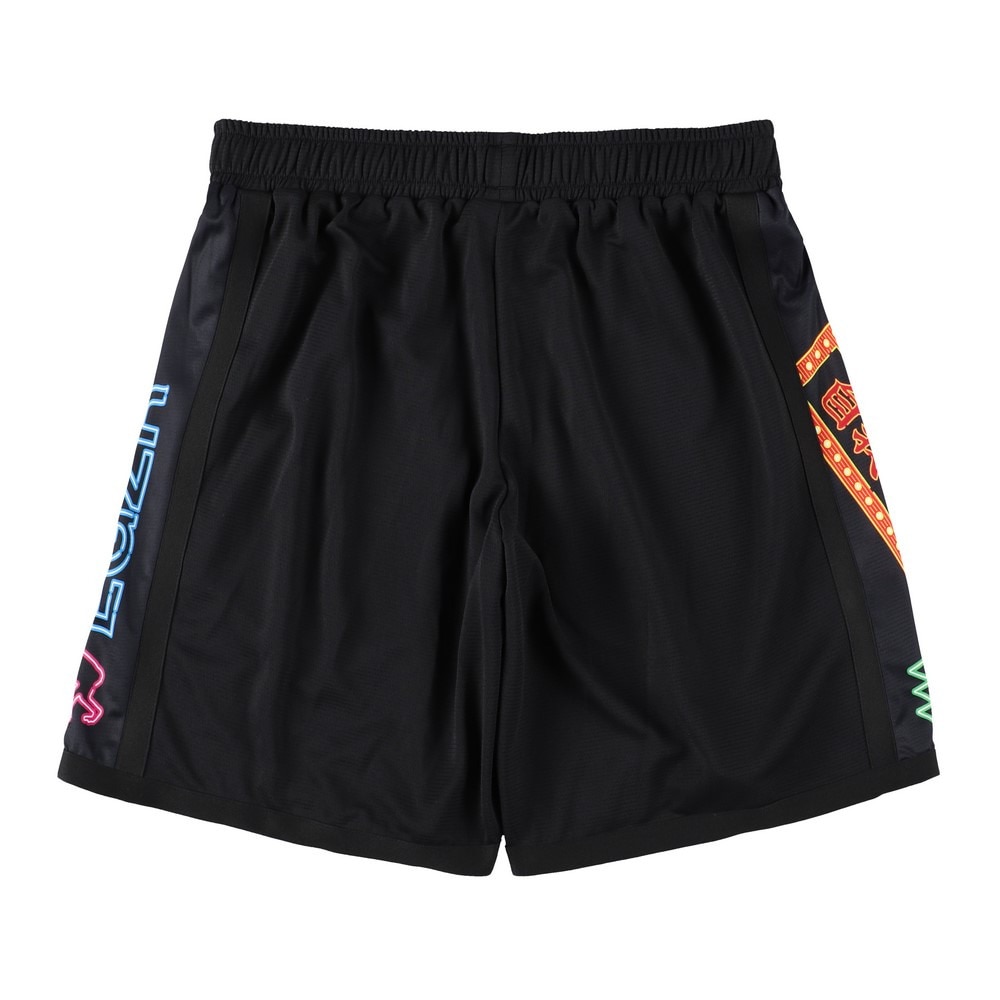 エゴザル（EGOZARU）（メンズ）【新商品】 バスケットボールウェア サイドパネルネオンカット オフショートパンツ EZSS25UHP008C001