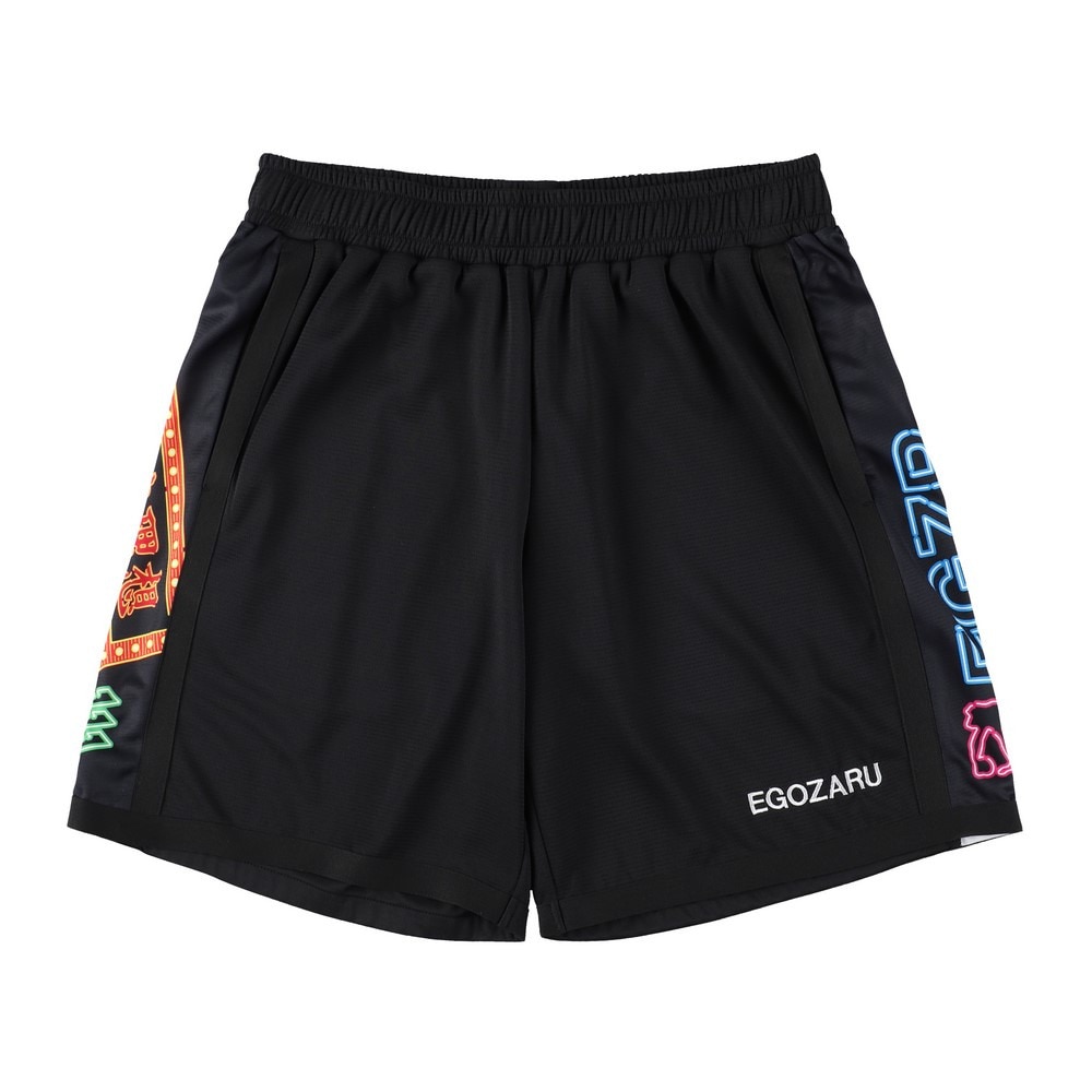 エゴザル（EGOZARU）（メンズ）【新商品】 バスケットボールウェア サイドパネルネオンカット オフショートパンツ EZSS25UHP008C001