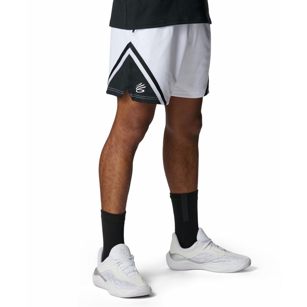 アンダーアーマー（UNDER ARMOUR）（メンズ）バスケットボールウェア カリー メッシュショーツ 1384470 100