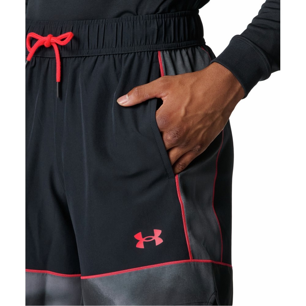 アンダーアーマー（UNDER ARMOUR）（メンズ）バスケットボールウェア ゾーン ウーブンショーツ 6007866 001