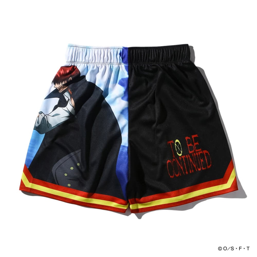 スポルディング（SPALDING）（メンズ）バスケットボールウェア ジャージーショーツ ONE PIECE ルフィ&シャンクス SMP25110PBK