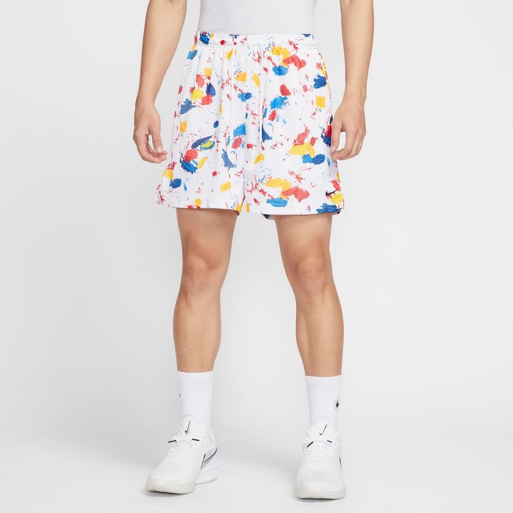 ナイキ（NIKE）（メンズ）バスケットボールウェア ドライフィット 5インチ プラクティス メッシュ ショートパンツ HV1883-100