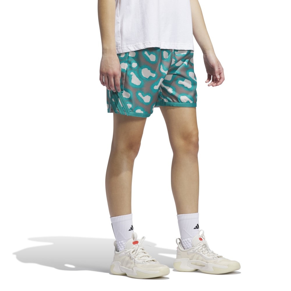 アディダス（adidas）（メンズ）バスケットボールウェア クレージー ライト ジオード カモ AOP ショーツ JUY90-JM2928