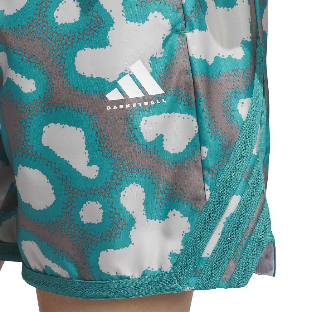 アディダス（adidas）（メンズ）バスケットボールウェア クレージー ライト ジオード カモ AOP ショーツ JUY90-JM2928