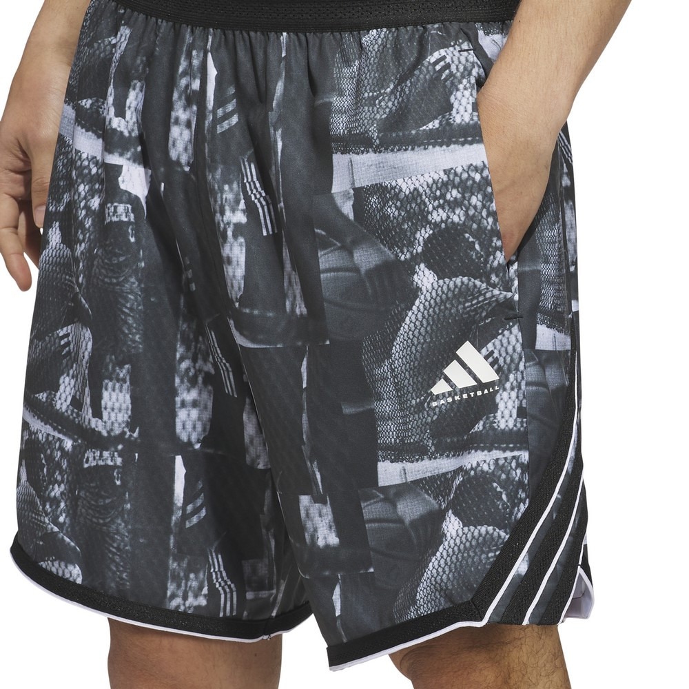 アディダス（adidas）（メンズ）バスケットボールウェア クレージー ライト AOP ショーツ JVH59-JN2460