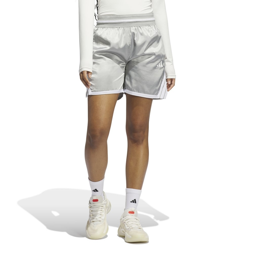 アディダス（adidas）（レディース）バスケットボールウェア クレイジー ライト シャイニー ショーツ KLA61-JN3661
