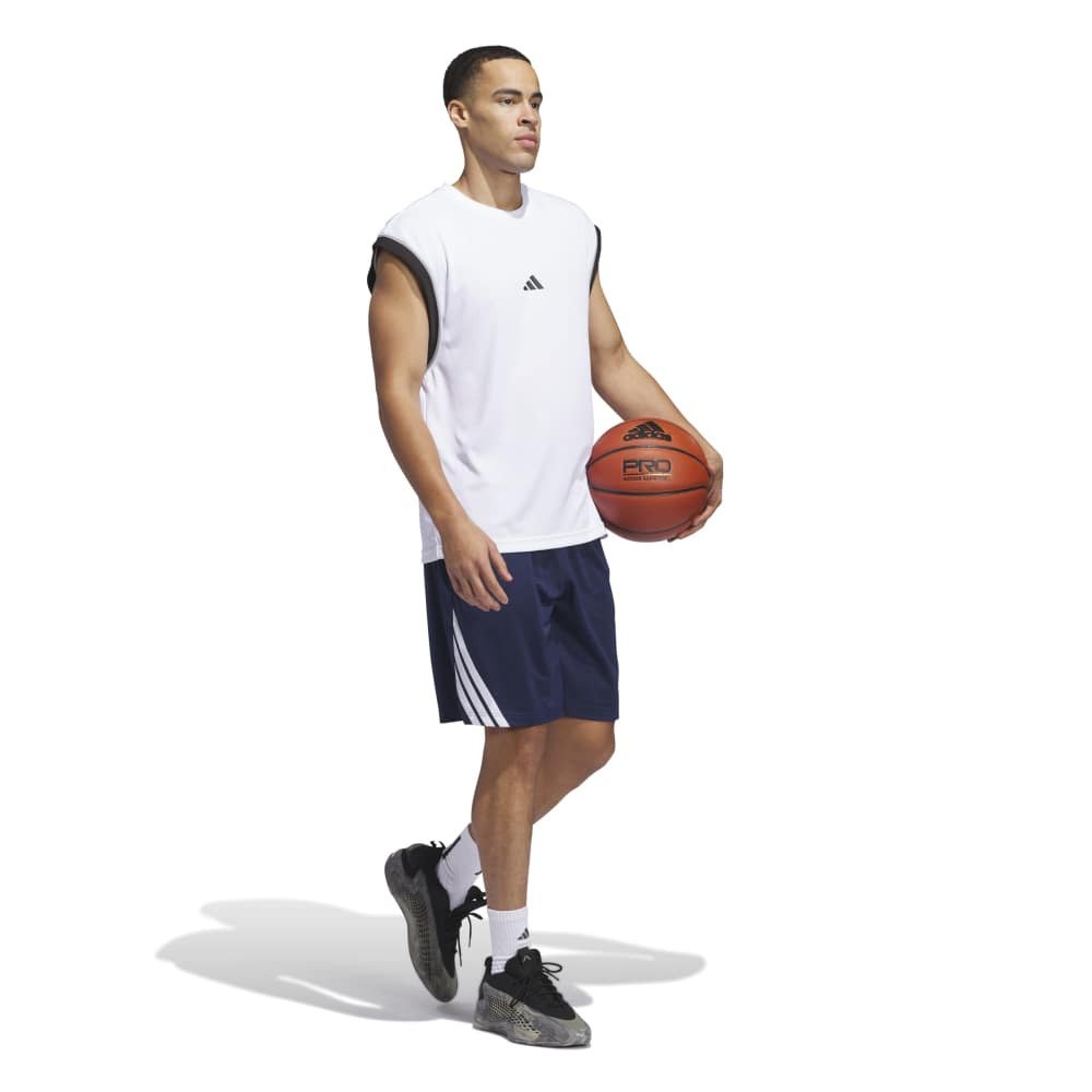 アディダス（adidas）（メンズ）3ストライプス バスケットボールショーツ KPM98-JN4737