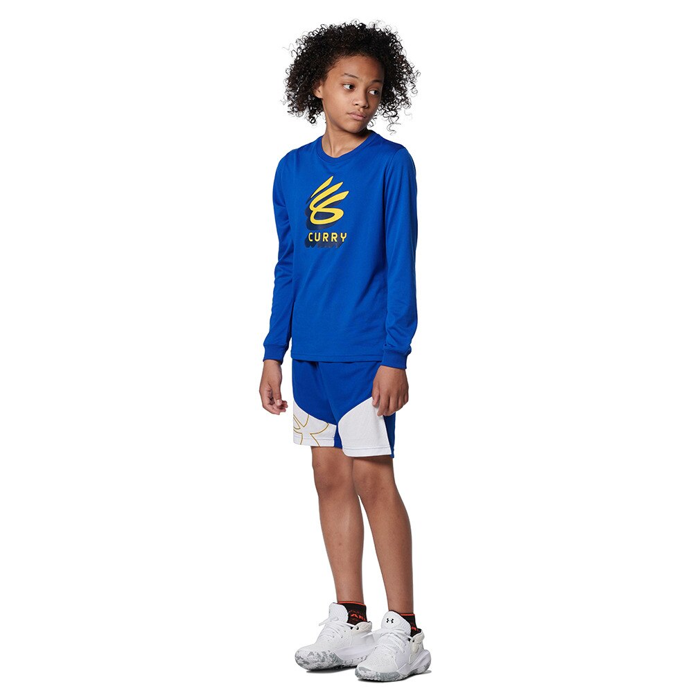 アンダーアーマー（UNDER ARMOUR）（キッズ）バスパン バスケットボールウェア ジュニア バスケットボール ショーツ 1368980 400