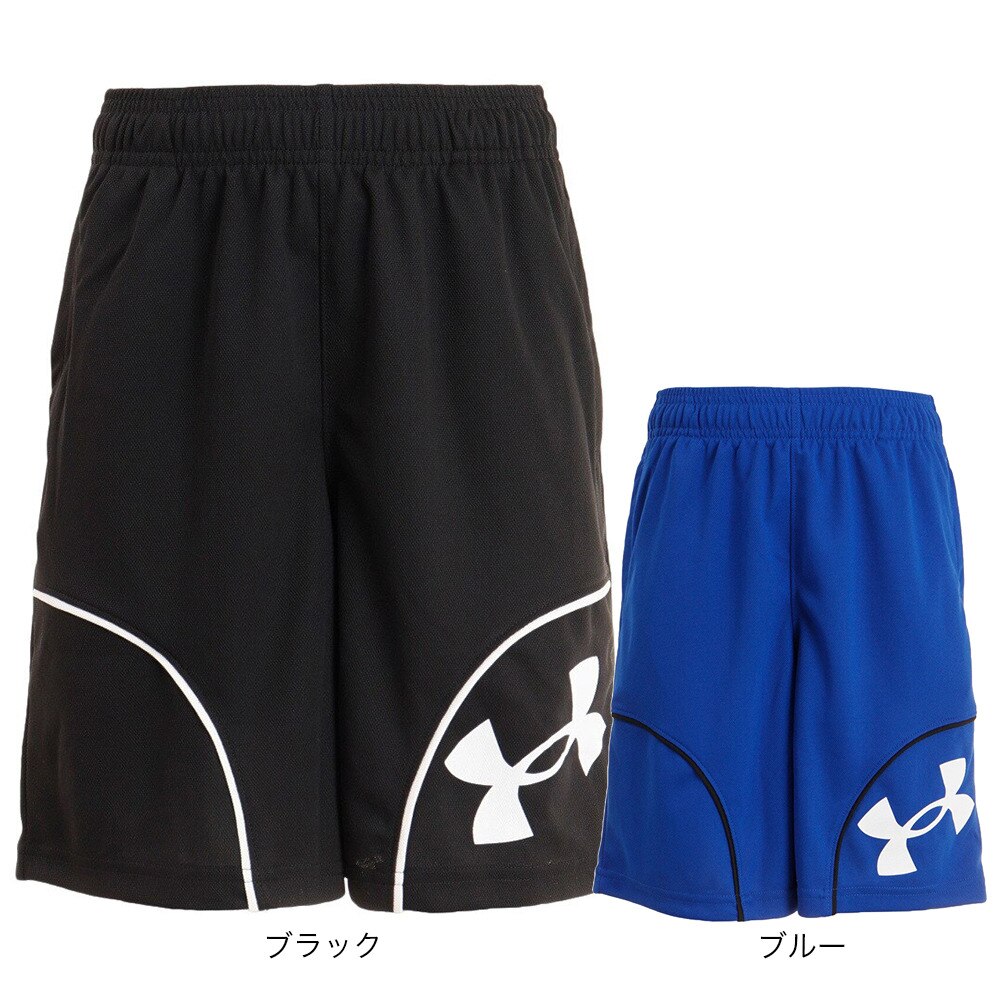 アンダーアーマー（UNDER ARMOUR）（キッズ）バスパン バスケットボールウェア ジュニア ペリメーター ショーツ 1370285 400
